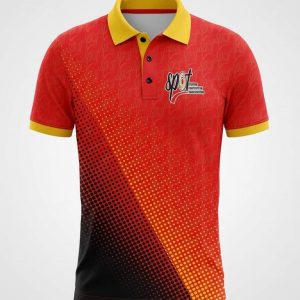 SPoT Golf Shirt (Red & Yellow)